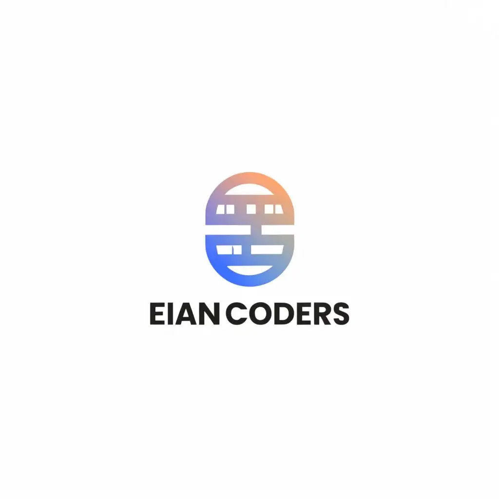 a logo design,with the text "Ean Coders", main symbol:dome,Moderate,clear background