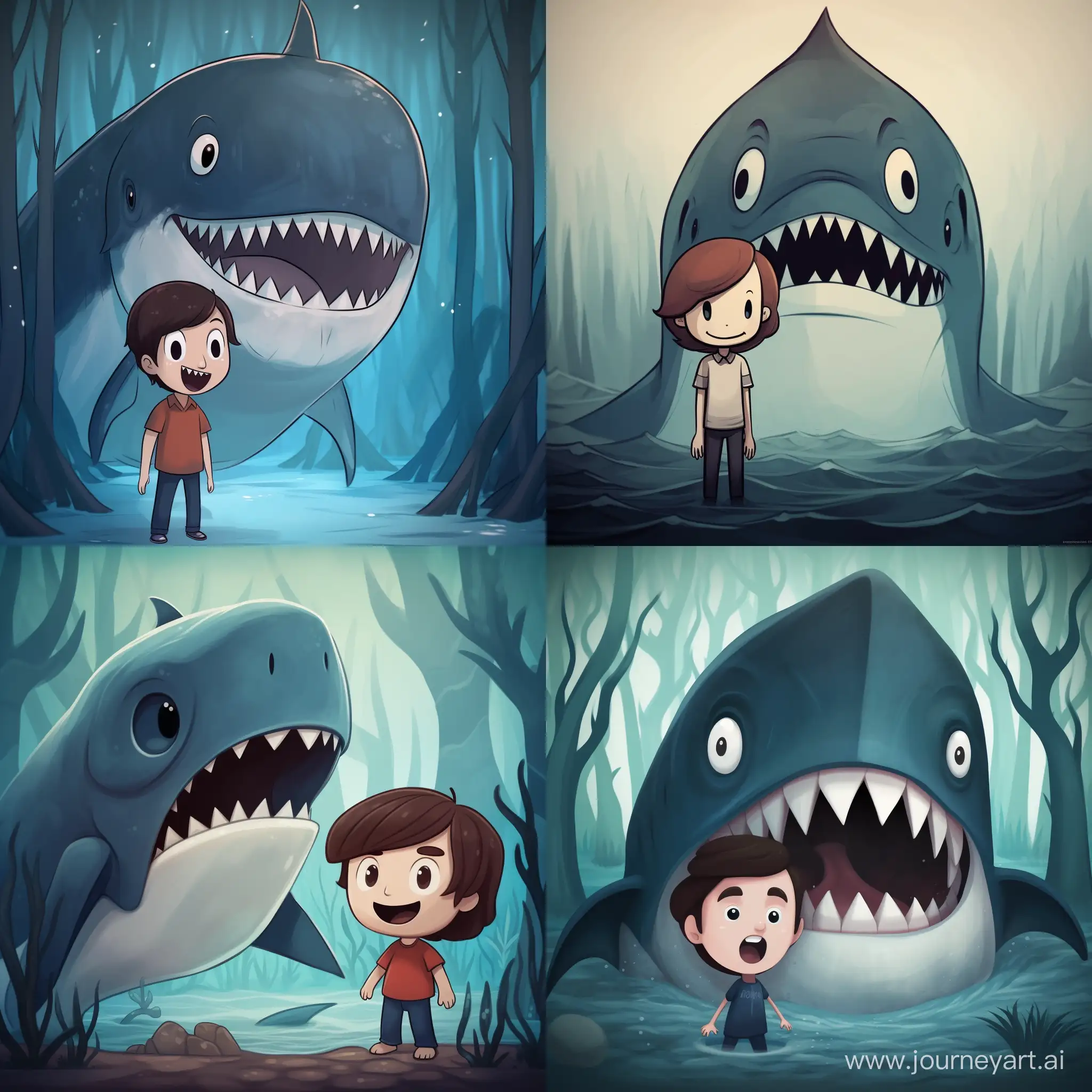 Whimsical-Oceanic-Fusion-Cartoon-Boy-with-Shark-Features
