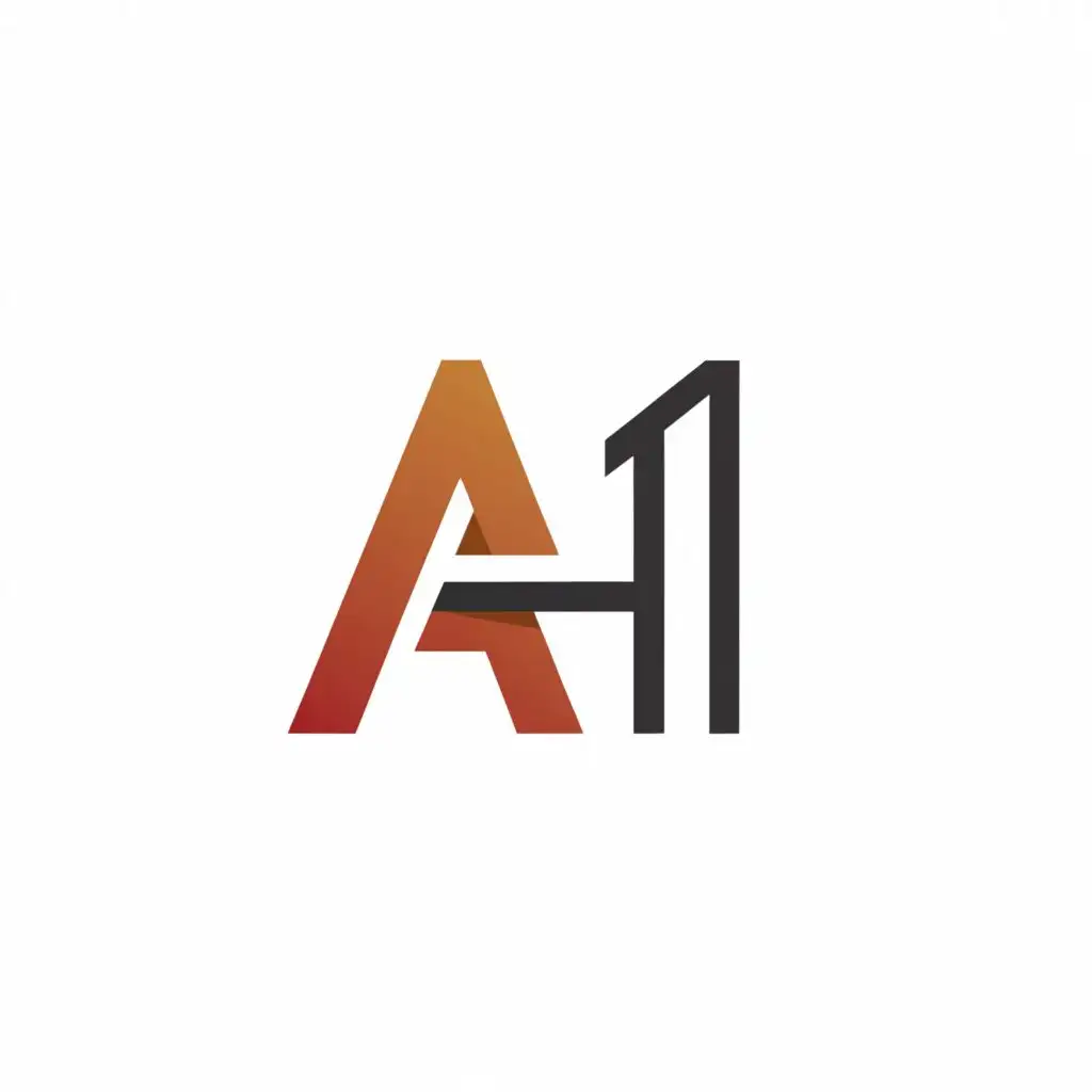 a logo design,with the text "A1", main symbol:A1,Moderate,clear background