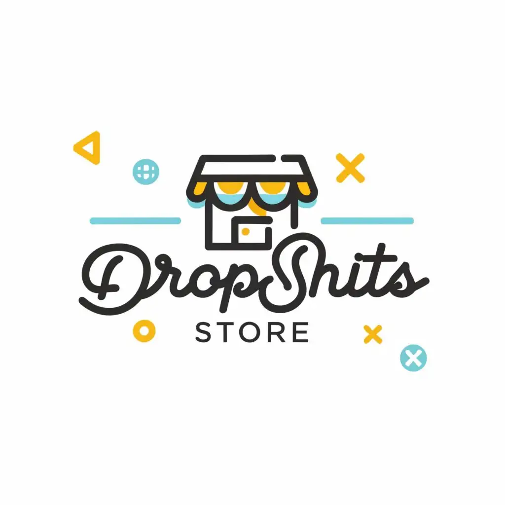 logo, store, with the text "DROPSHITS", typography, be used in Retail industry