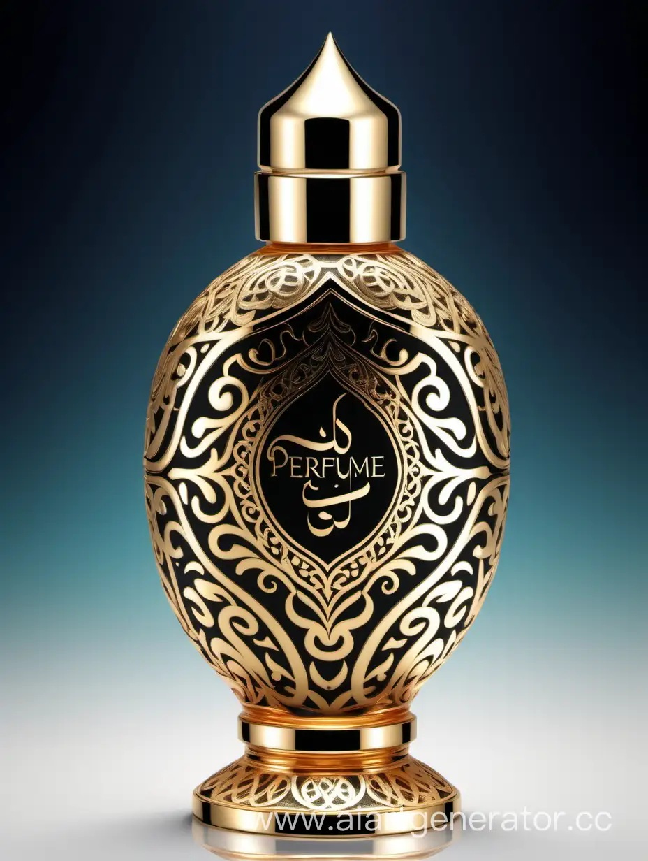 Luxury-Perfume-with-Arabic-Calligraphic-Ornamental-Long-Double-Height-Cap