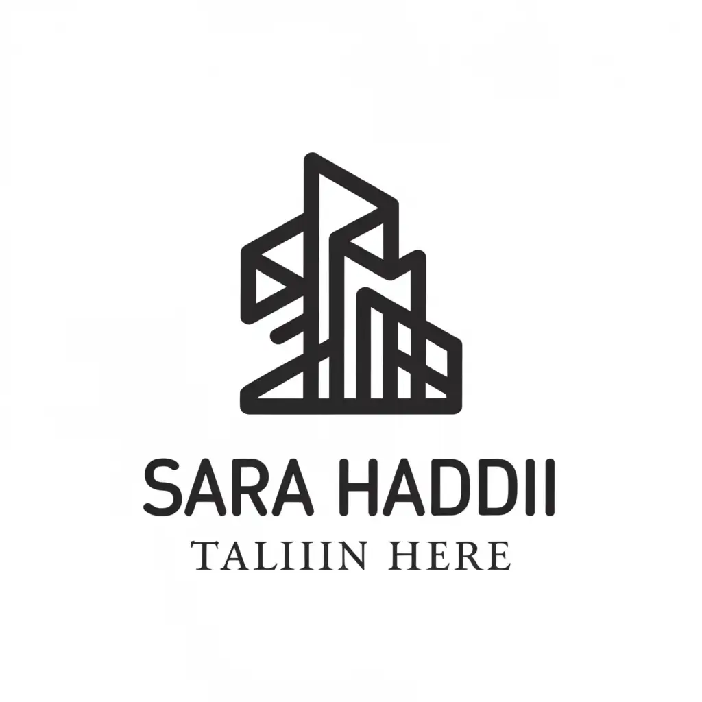 a logo design,with the text Hadidi, main symbol:building,Minimalistic,clear background, 