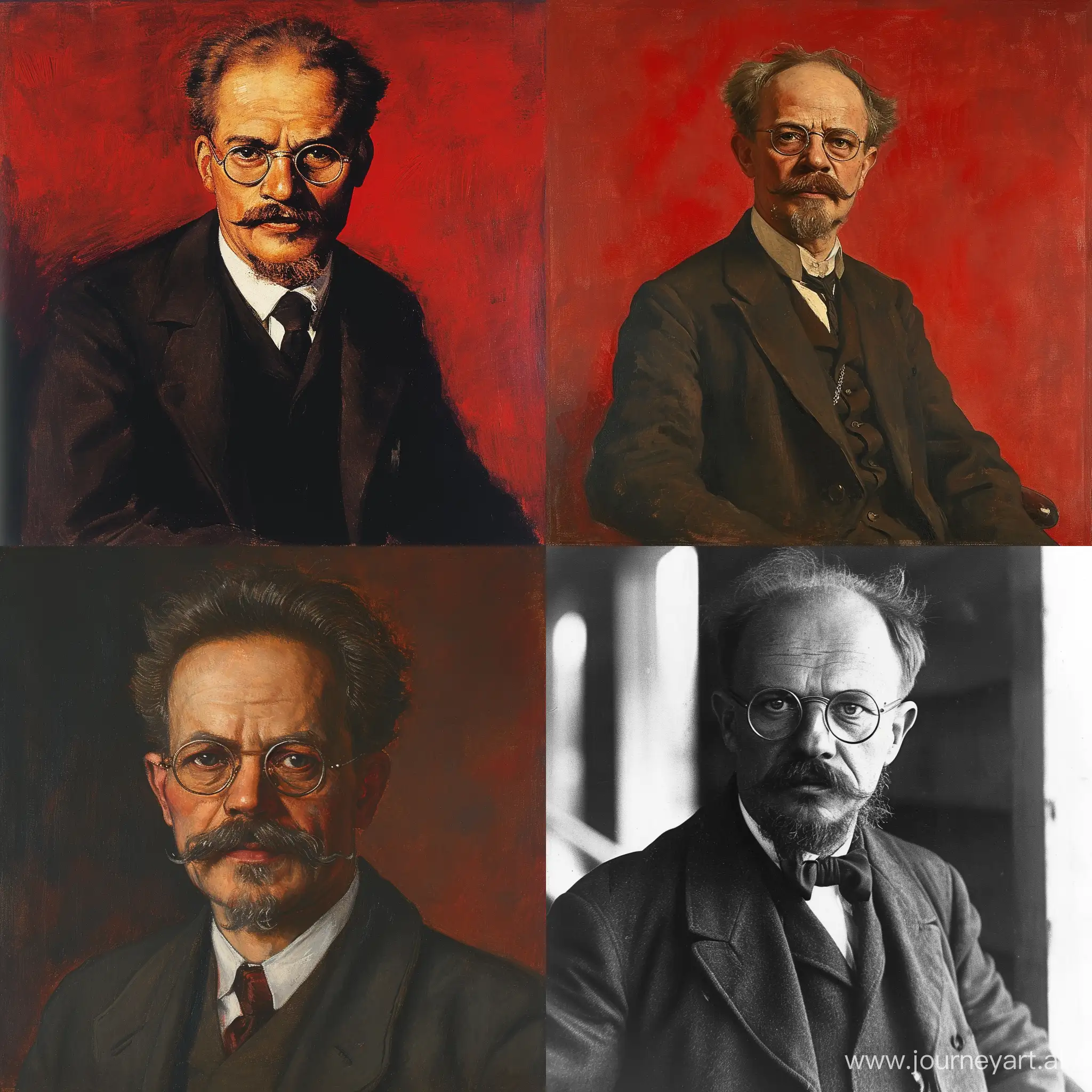 Lev-Trotsky-Portrait-in-11-Aspect-Ratio