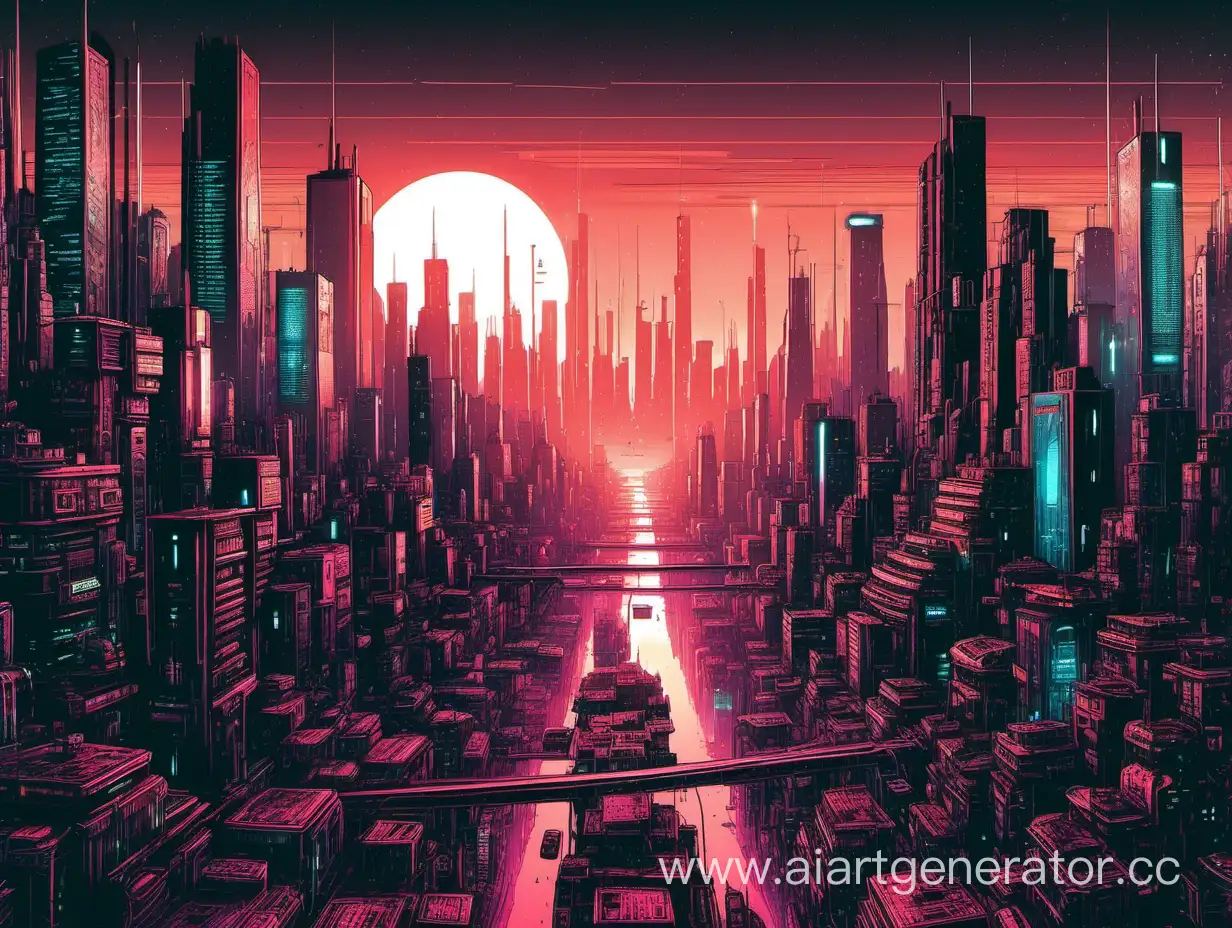 Futuristic-Cyberpunk-Cityscape-with-Neon-Lights-and-HighTech-Skyline