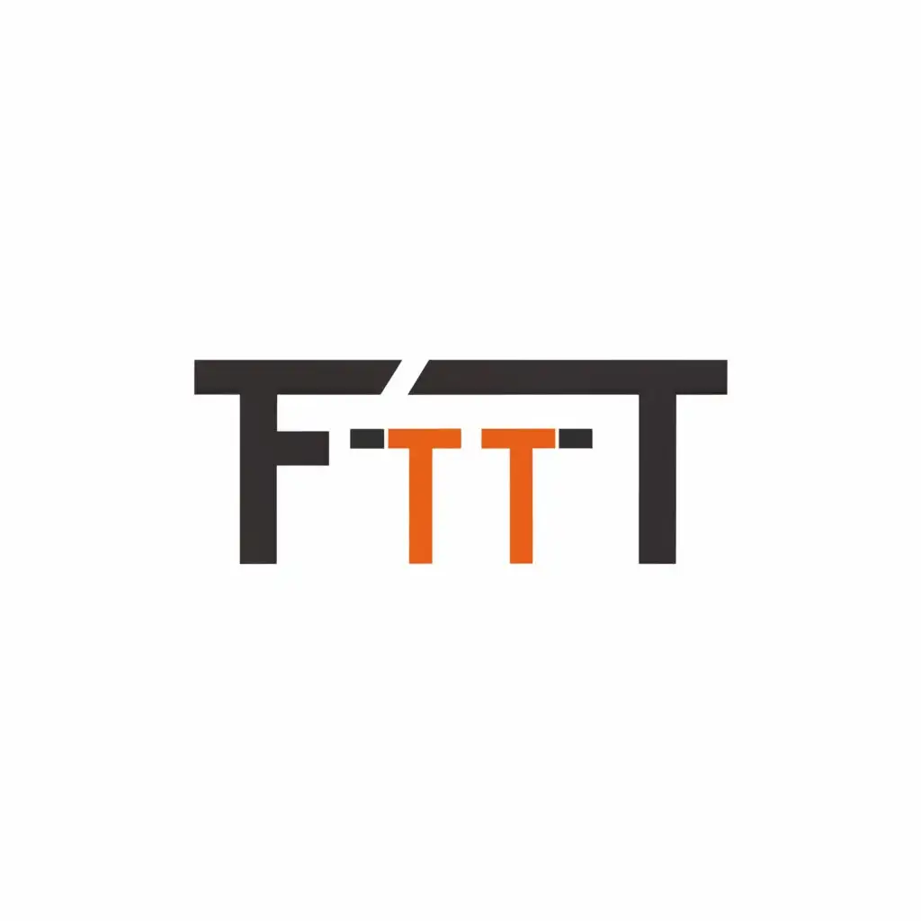 a logo design,with the text "F T T", main symbol:F t t,Minimalistic,be used in Retail industry,clear background
