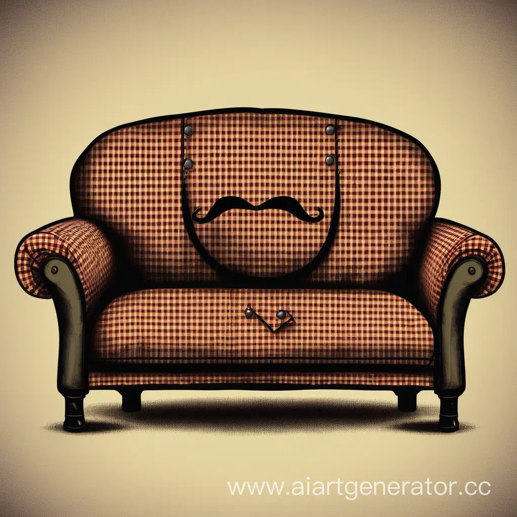 Mustached-Lumberjack-Resting-on-Sofa