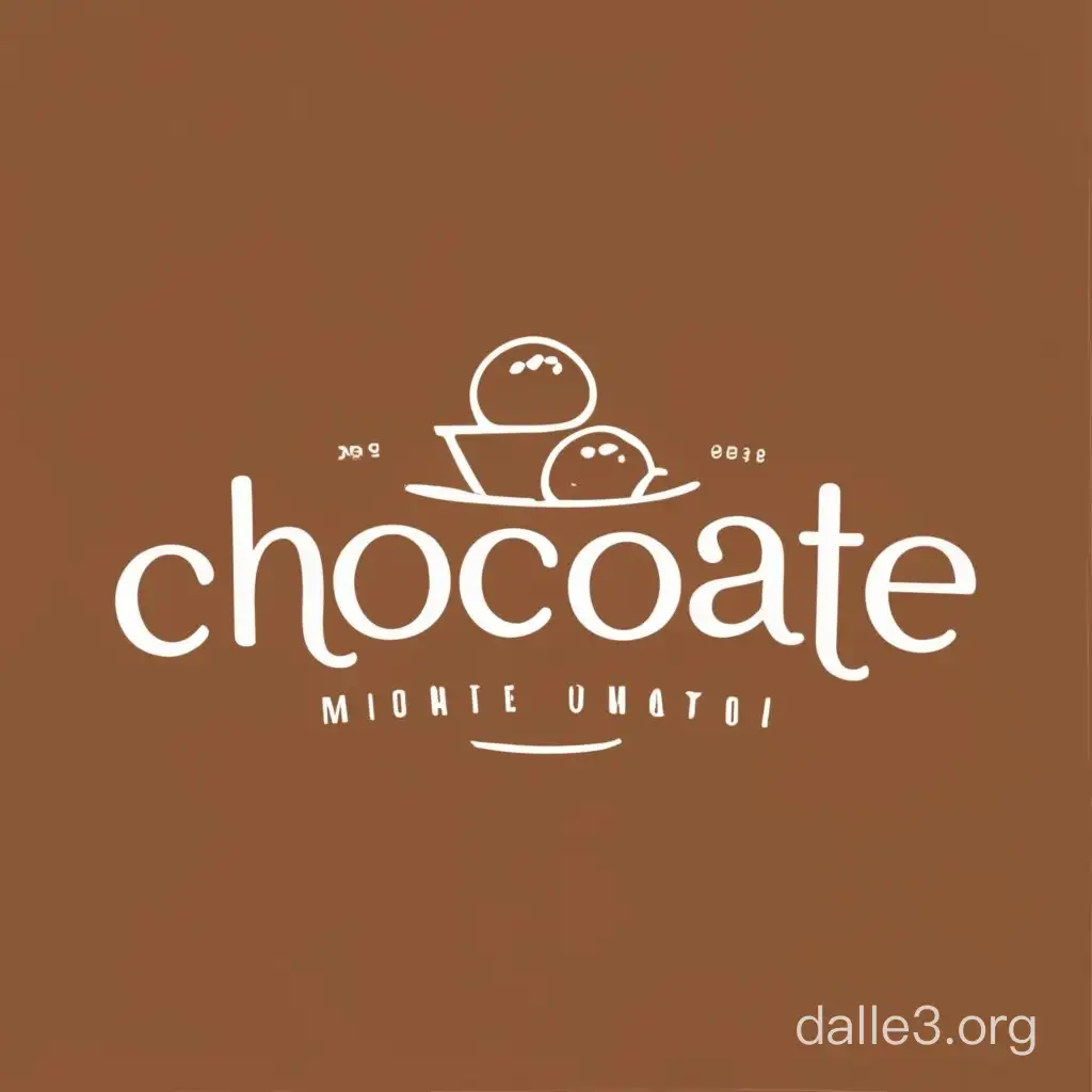 Delicious Chocolate Logo Design | Dalle3 AI