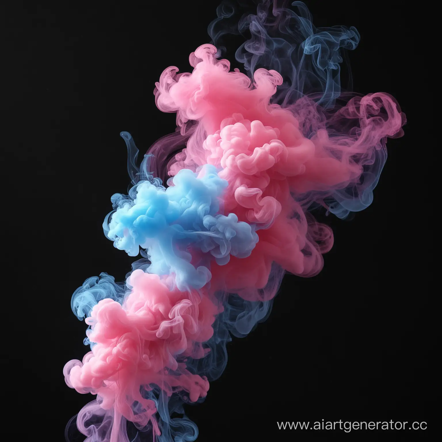 Colorful-Pink-and-Blue-Smoke-on-Black-Background