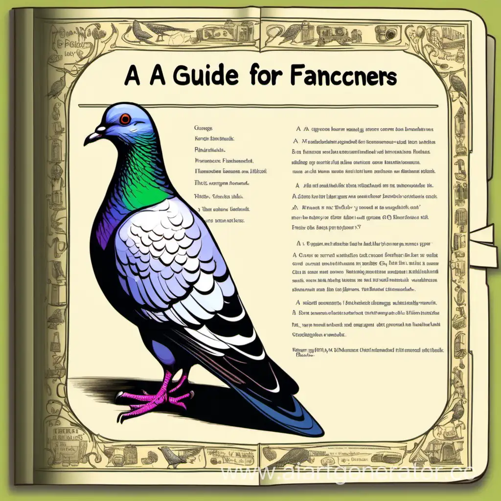 Young-Pigeon-Fanciers-Handbook-Illustrated-Guide-with-Pigeons-in-Corners