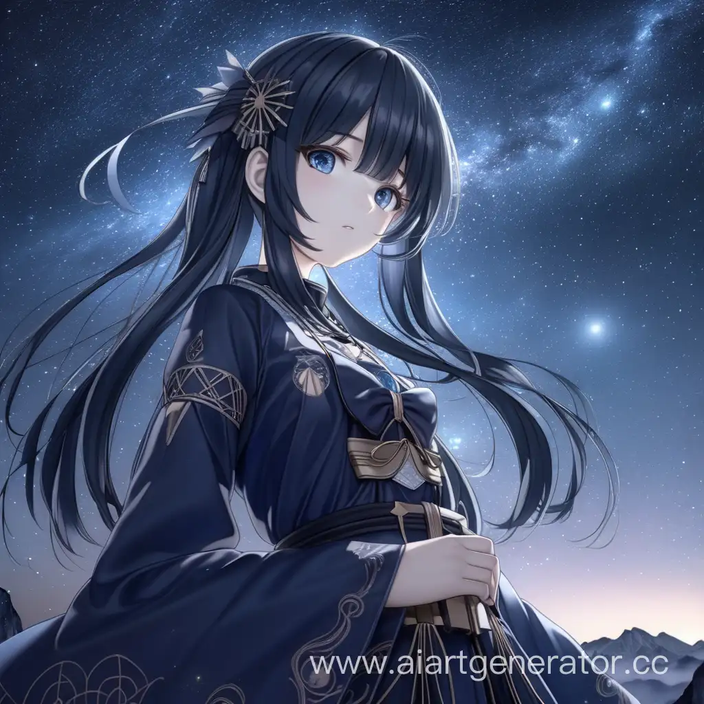 Ethereal-Anime-Girl-Reflecting-the-Celestial-Night-Sky