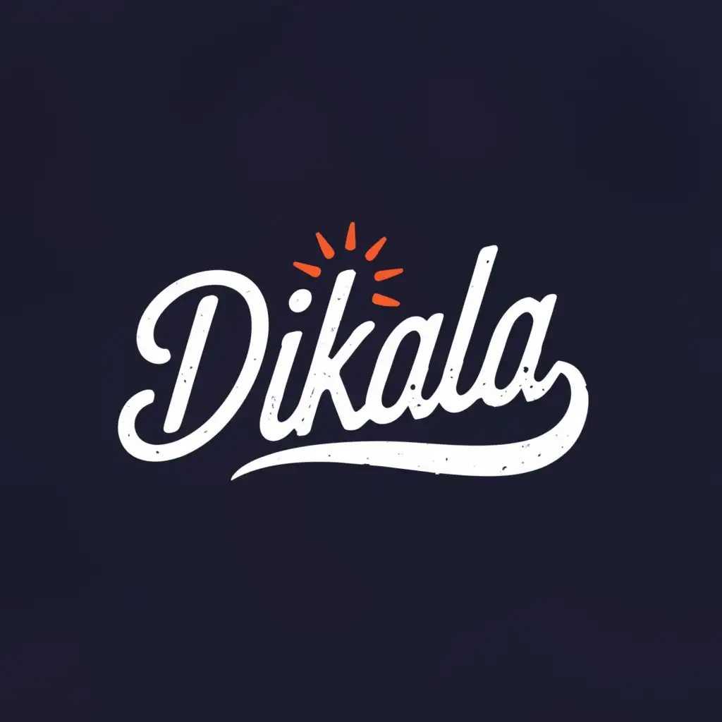 logo, young, with the text "dikala", typography