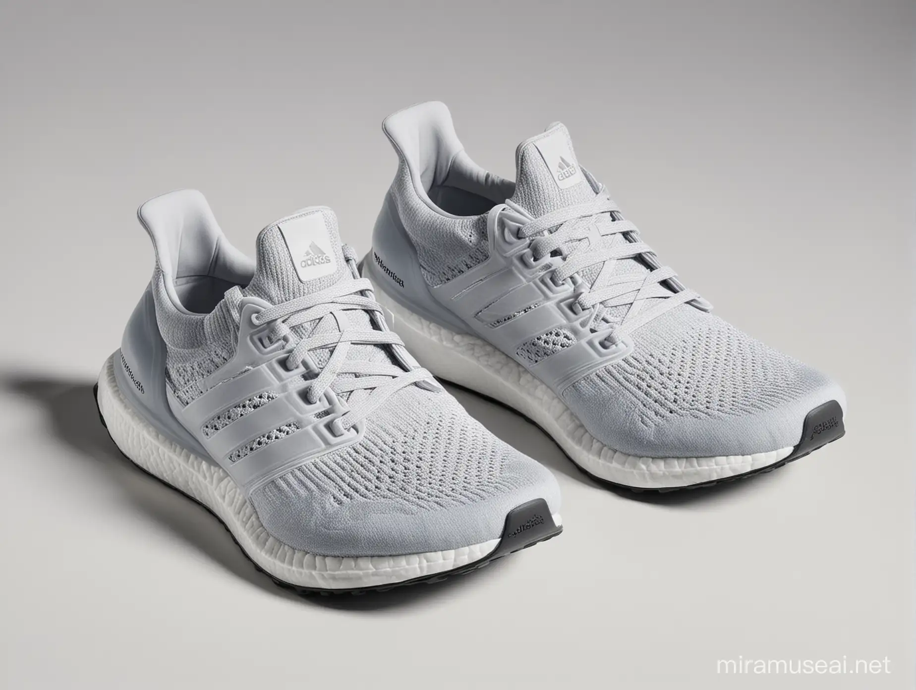 Adidas Ultraboost Light Running Shoes and the background is light grey