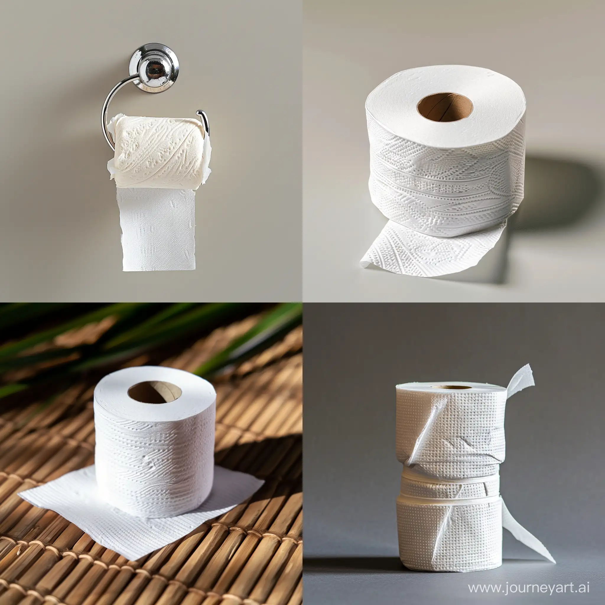 A toilet paper roll --v 6