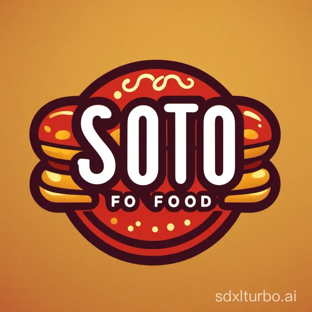 Colorful-Logo-Design-for-Soto-Food-Fast-Food-Restaurant