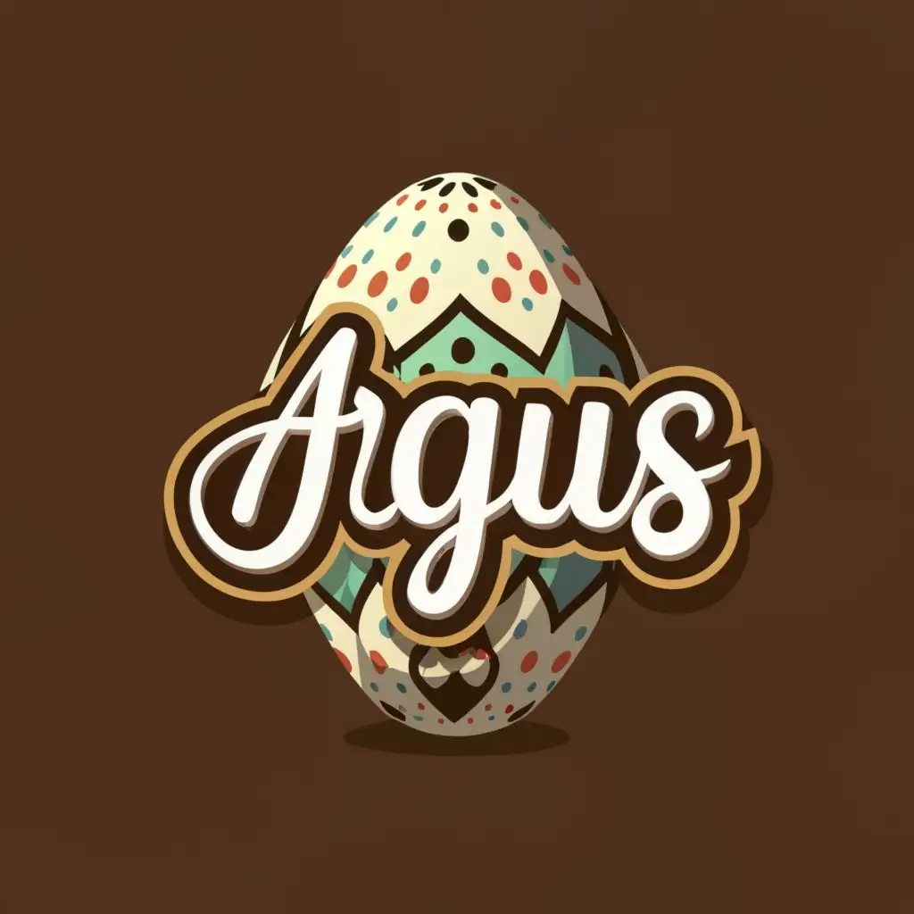 LOGO-Design-For-Easter-Eggs-Vibrant-Colors-and-Whimsical-Typography-for-Argus