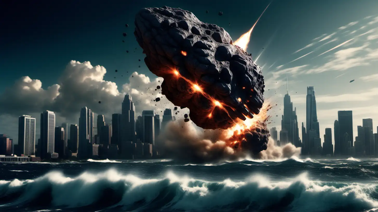 Apocalyptic Encounter Alien Invasion and Ocean Impact