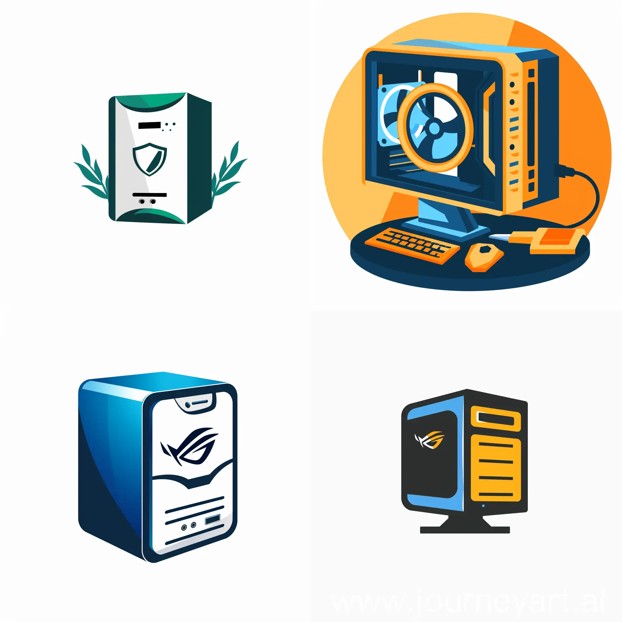 логотип для занятий по сборке персонального компьютера