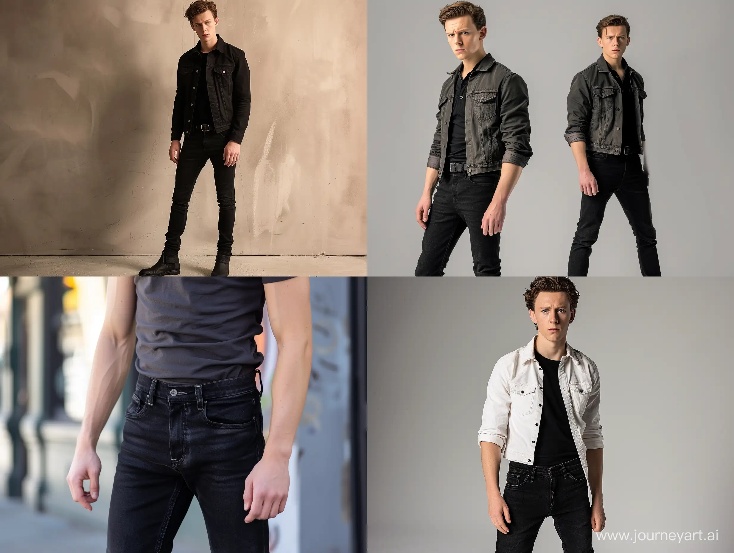 Tom-Holland-in-Stylish-Black-Jeans-Portrait