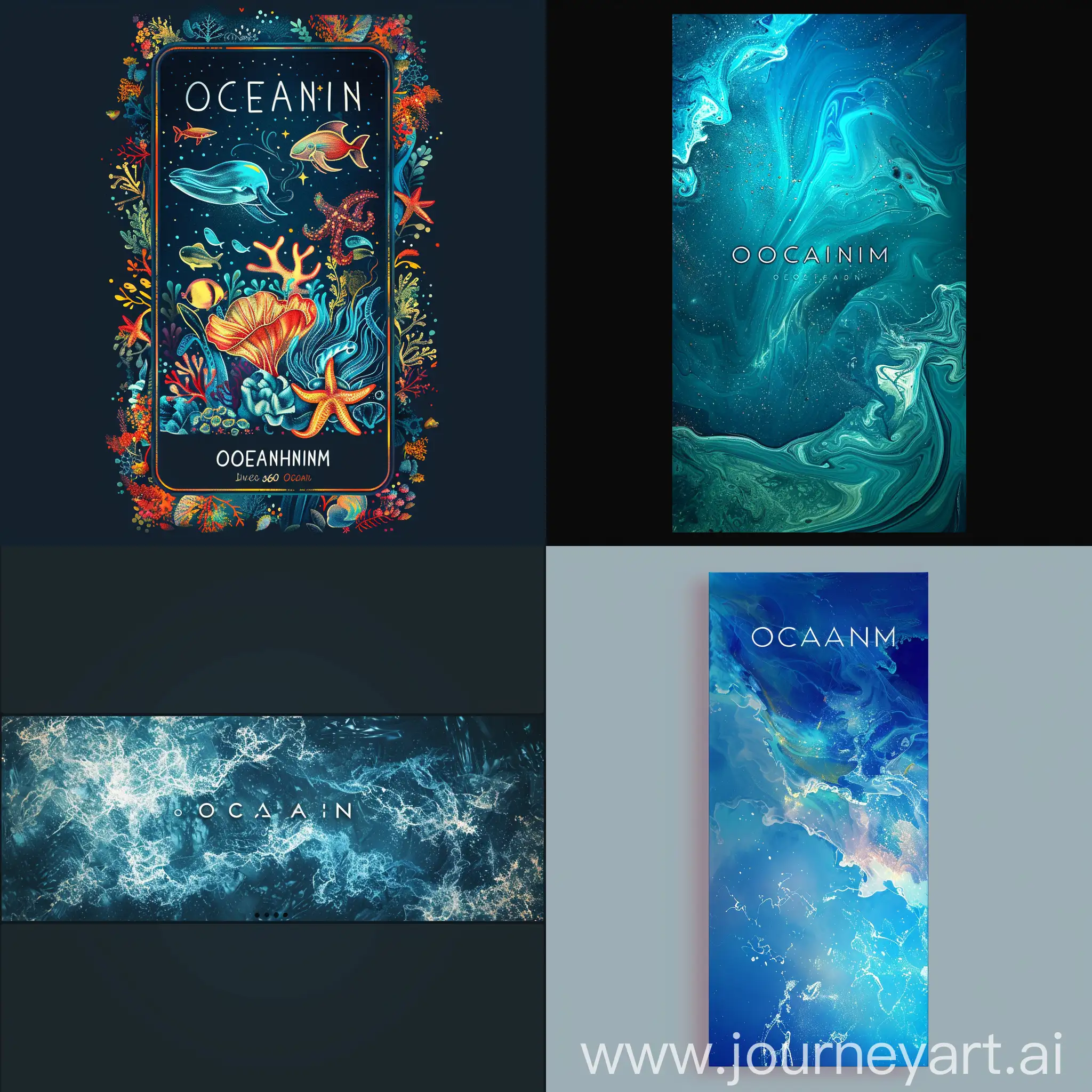 Oceanium-Banner-Serene-Seascape-in-250x60-Pixels