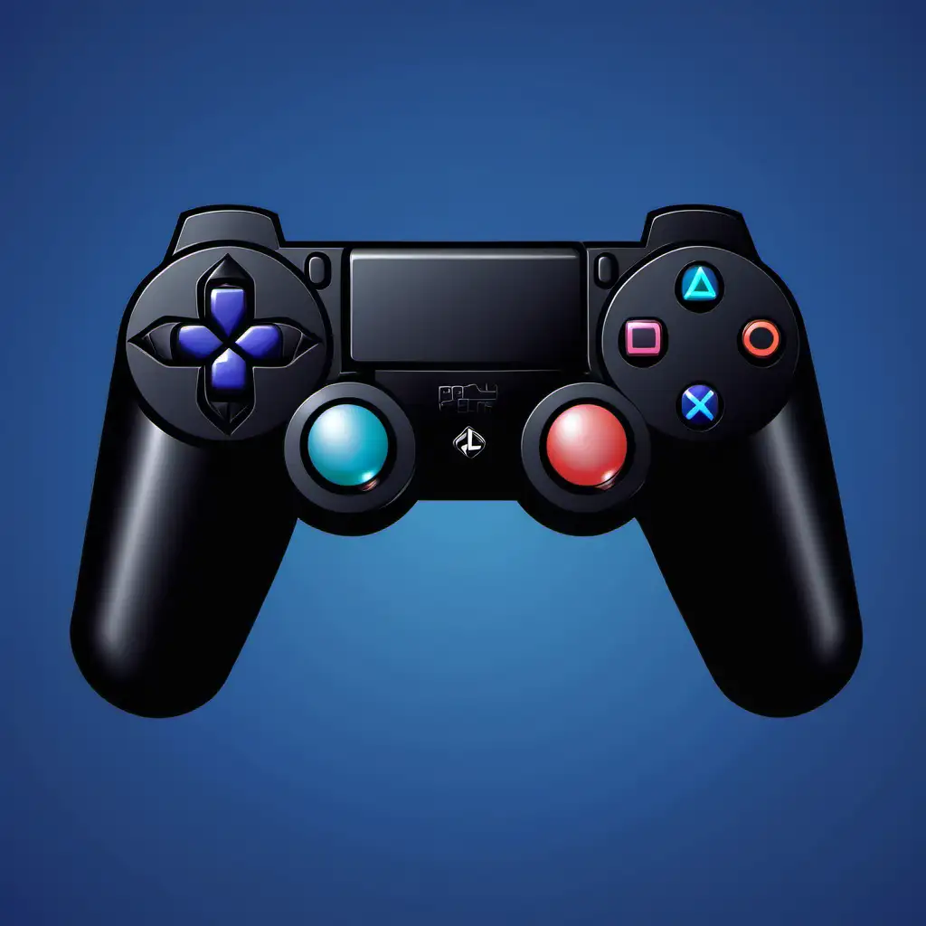 Vector Illustration of Playstation Controller