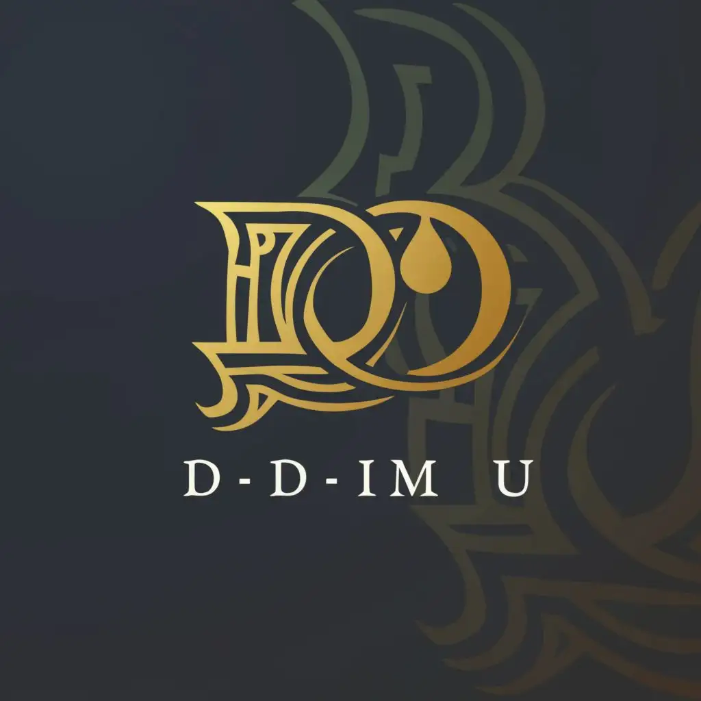 logo, D D, with the text "Diddiimtu", typography, be used in Legal industry