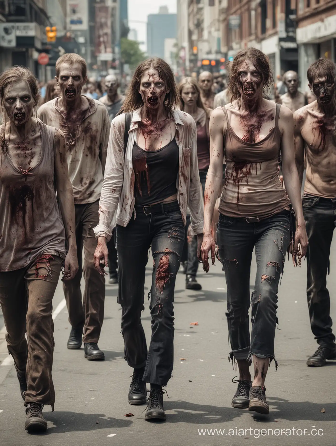 Urban-Apocalypse-Zombies-Strolling-Through-City-Streets