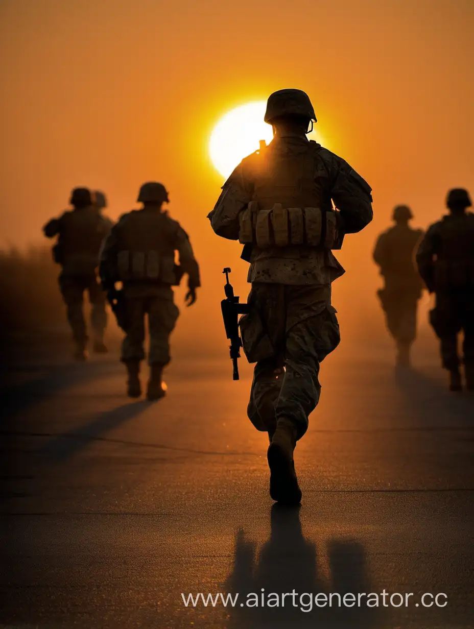 Soldier-Walking-into-the-Sunset