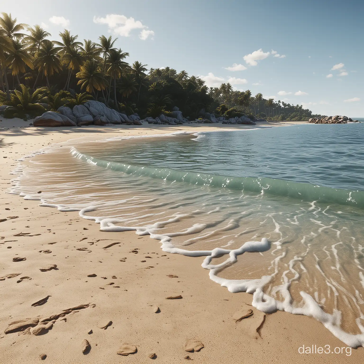 Stunning Photorealistic Beach Scene in 4K Resolution | Dalle3 AI