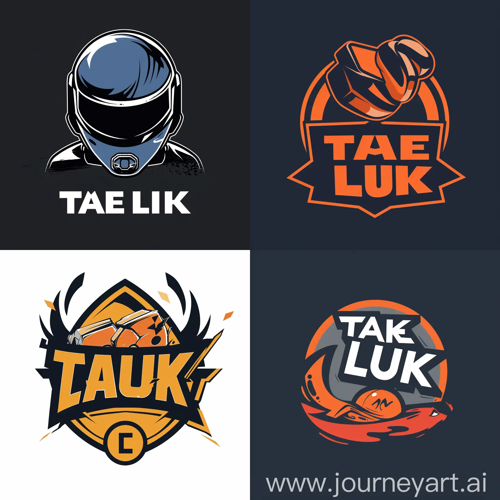 Make a logo for a YouTube channel called "Take Luck".