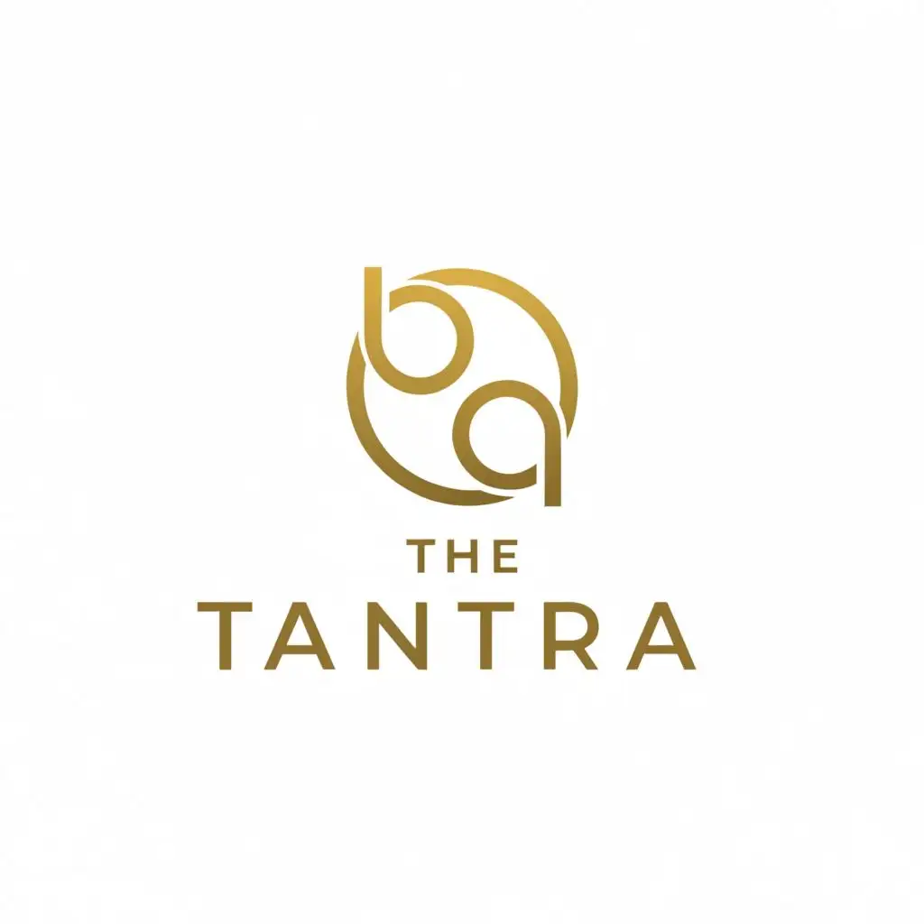 a logo design,with the text "THE TANTRA", main symbol:Circle

,Minimalistic,be used in Restaurant industry,clear background
