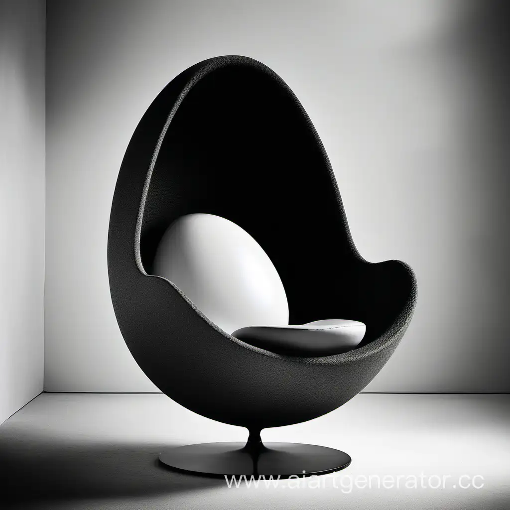different and creative and minimal egg chair inspired of arne jacobsen