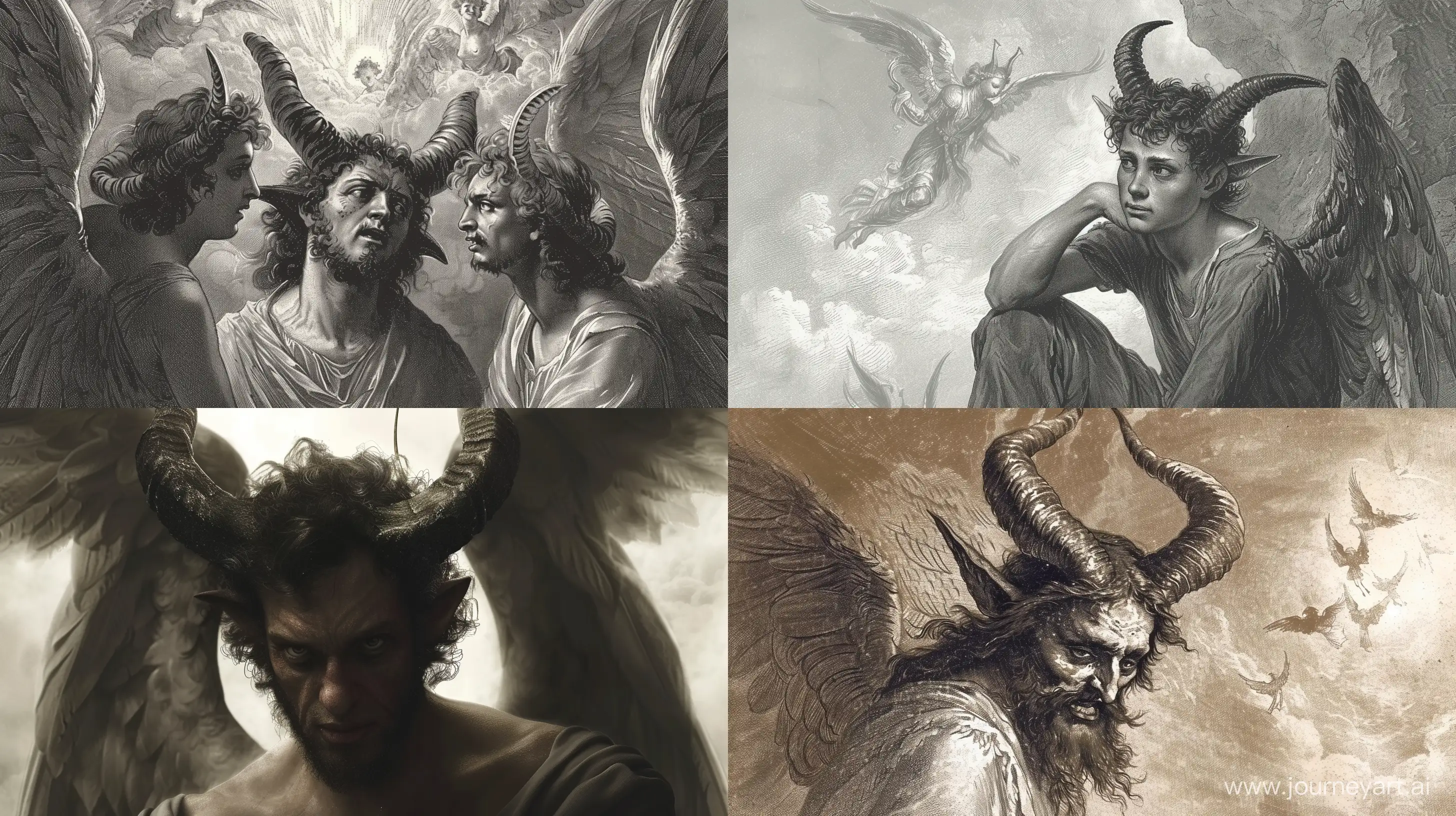 First-Devil-Created-by-God-with-Horns-Kidnapped-by-Angels