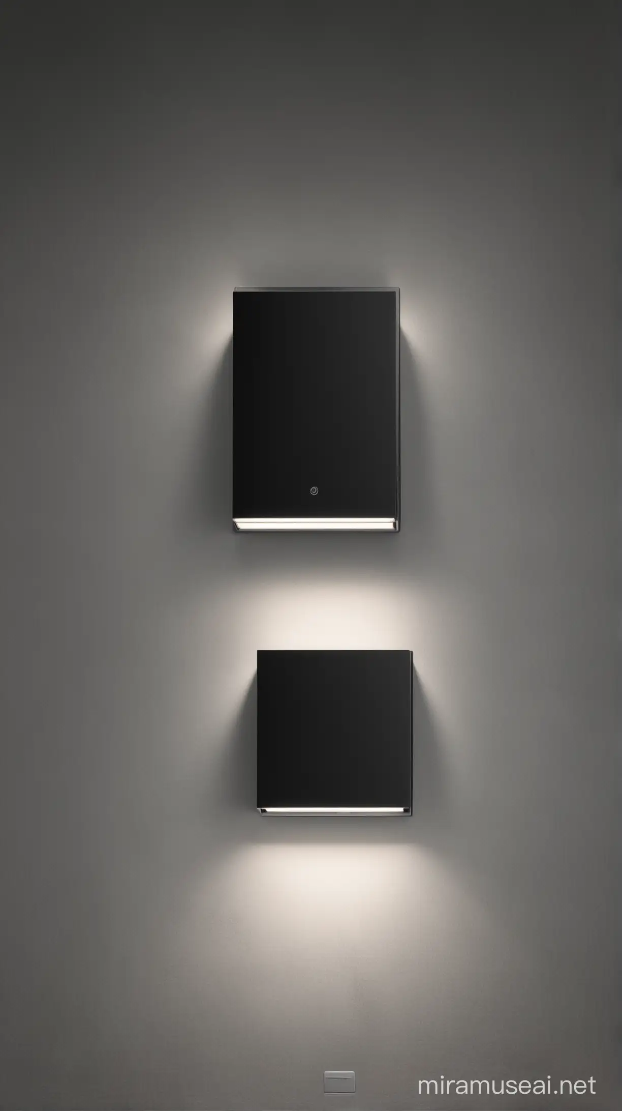 Dark Room with Zero Power Light Illumination