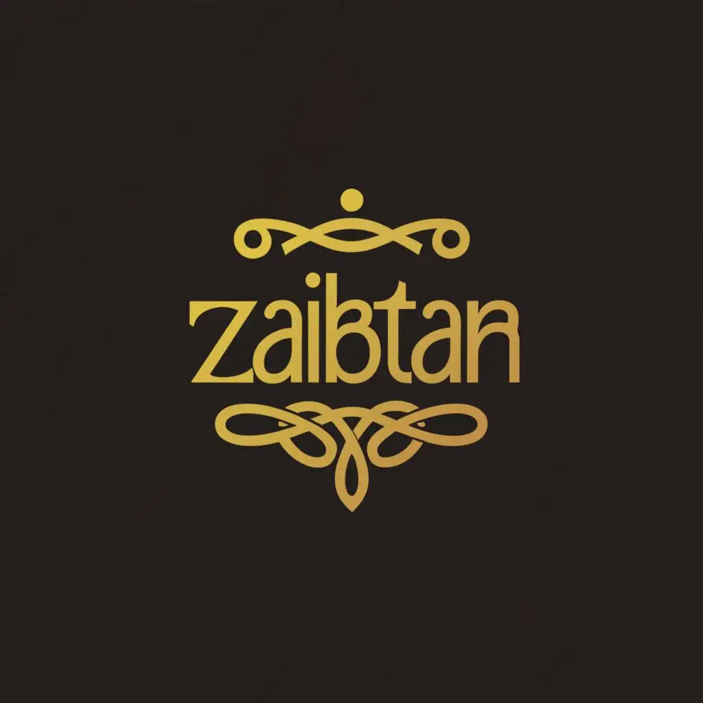 LOGO-Design-For-Zaibtan-Elegant-Jewelry-Typography-in-Metallic-Gold