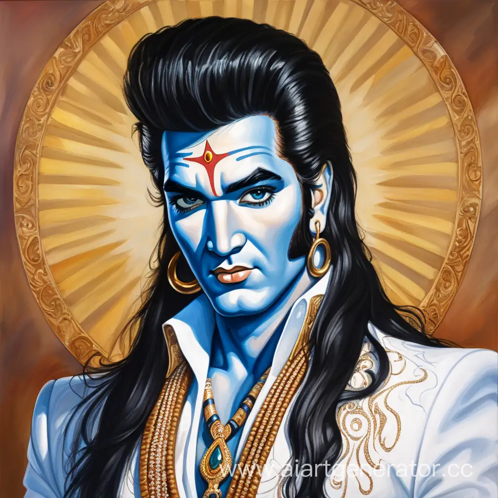 Shiva  elvis portret