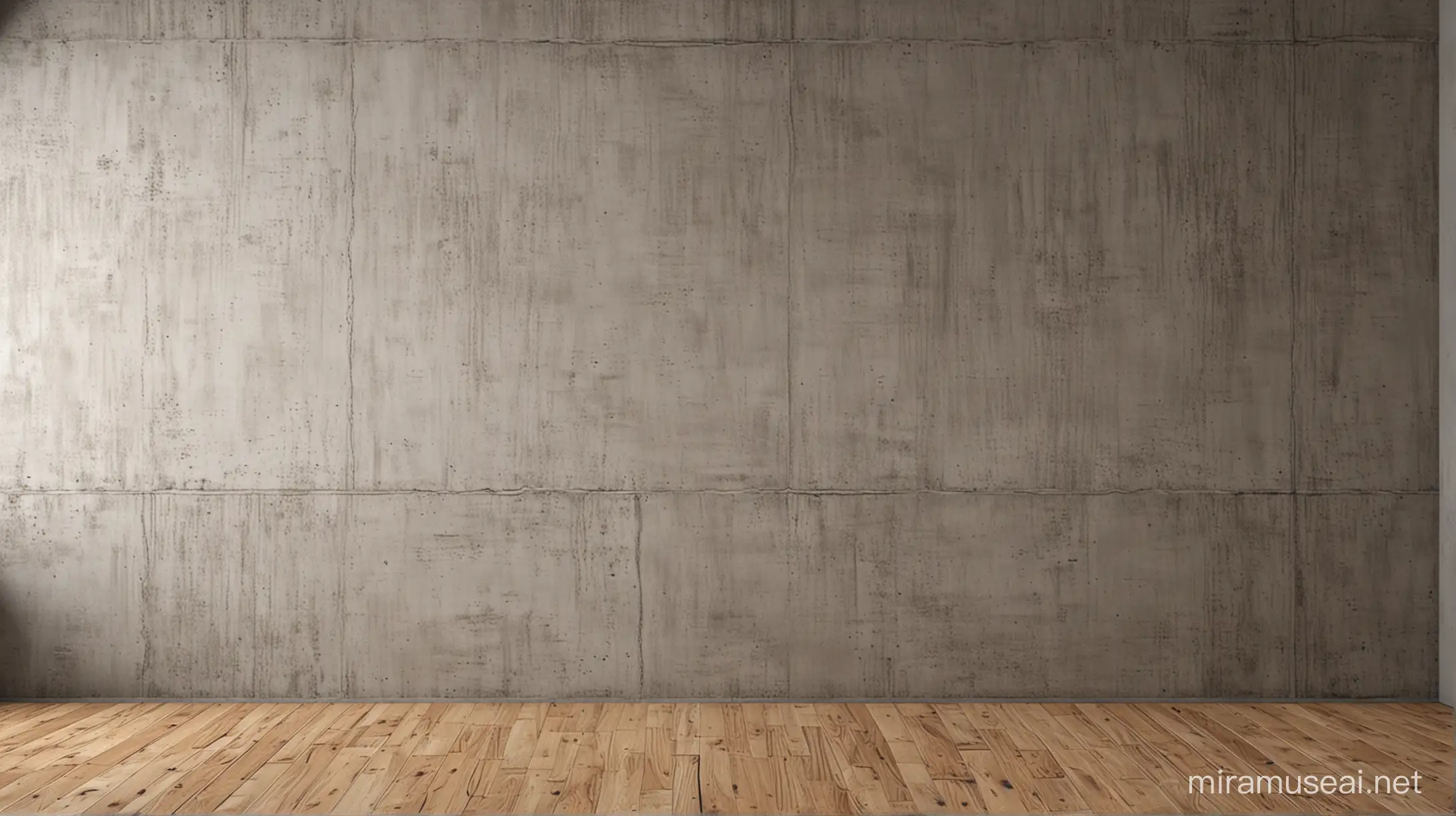 Realistic Empty Wall with Balanced Lighting and Textures