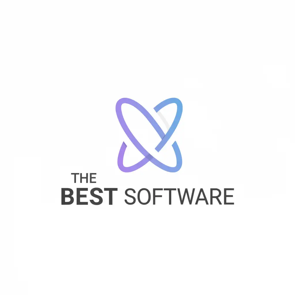 a logo design,with the text 'The best software', main symbol:web development,Minimalistic,be used in Internet industry,clear background