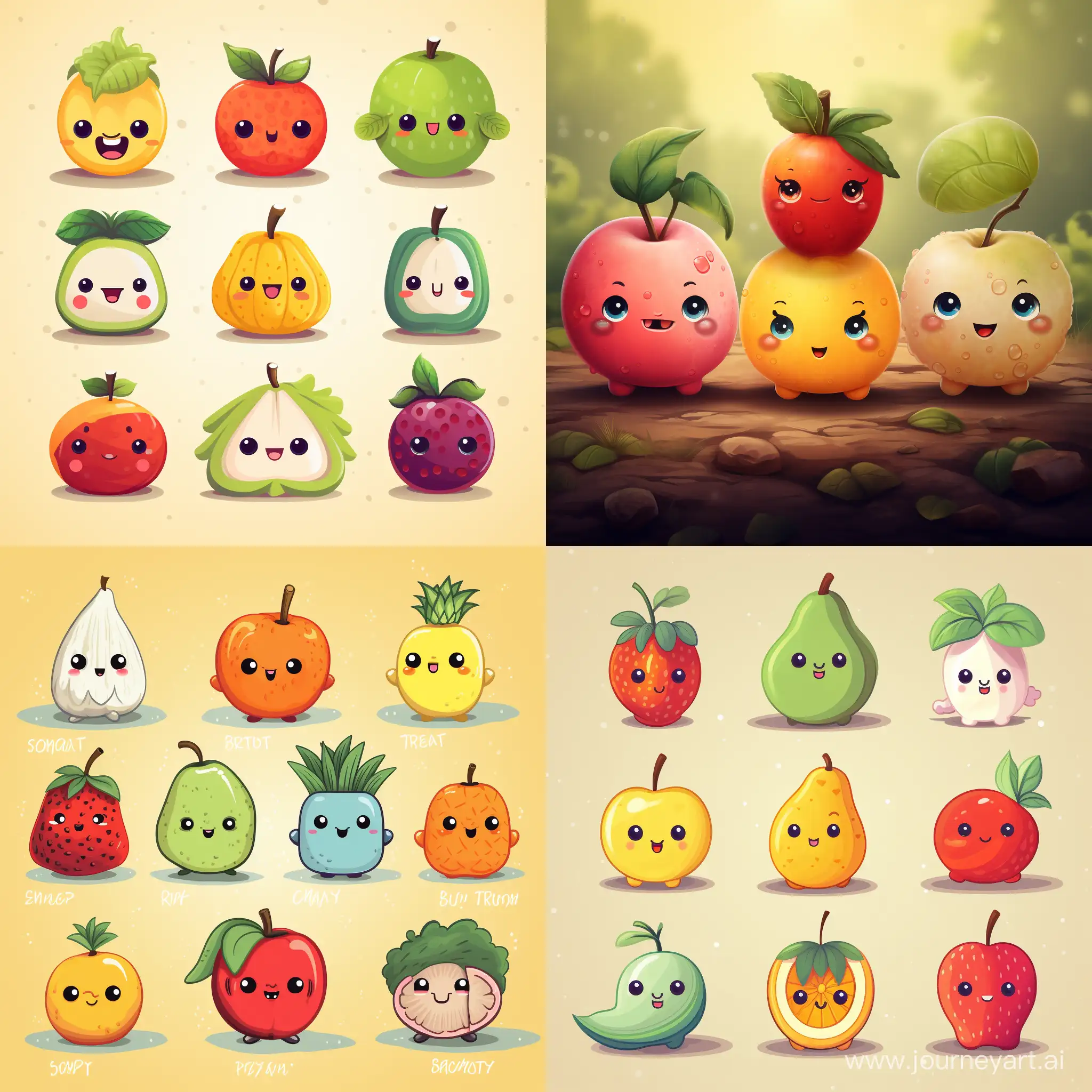 Colorful-Collage-of-Adorable-Fruits-in-Perfect-Harmony