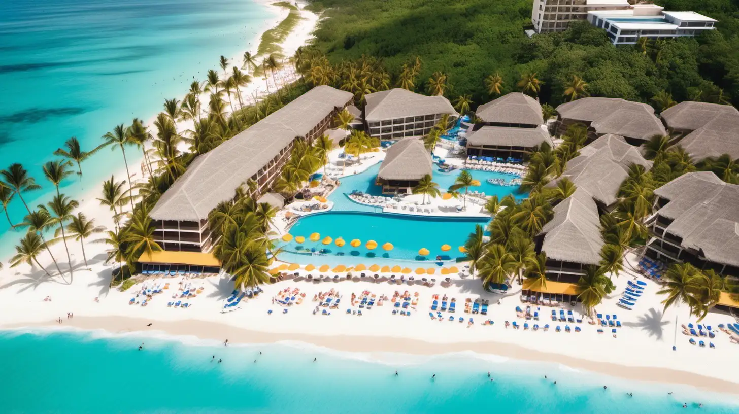 Caribbean Paradise AllInclusive Resort with Multilevel Pools and Beach Bliss