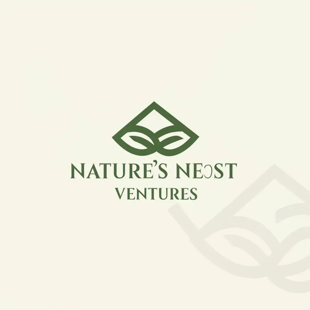 a logo design,with the text "Nature's Nest Ventures", main symbol:Hotel,Minimalistic,be used in Travel industry,clear background