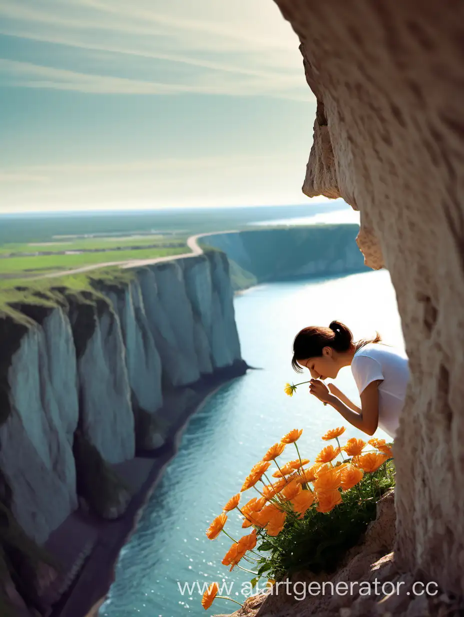 Scenic-Cliffside-Flower-Sniffing