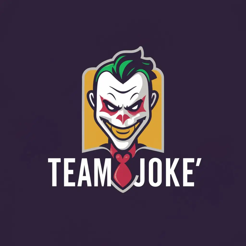 a logo design,with the text "Team Joke🃏", main symbol:Joke🃏,Moderate,clear background