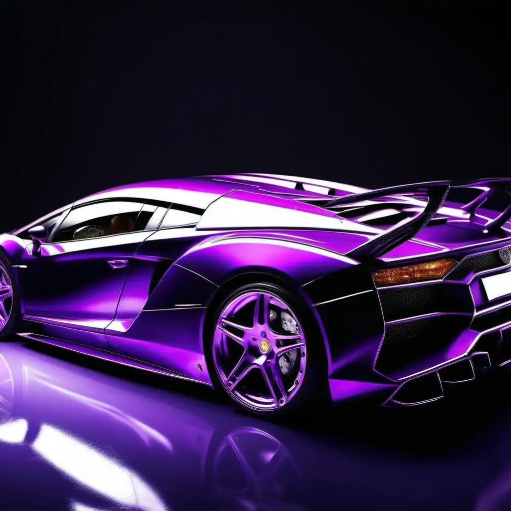 Elegant Purple Exotic Luxury Cars Showcase