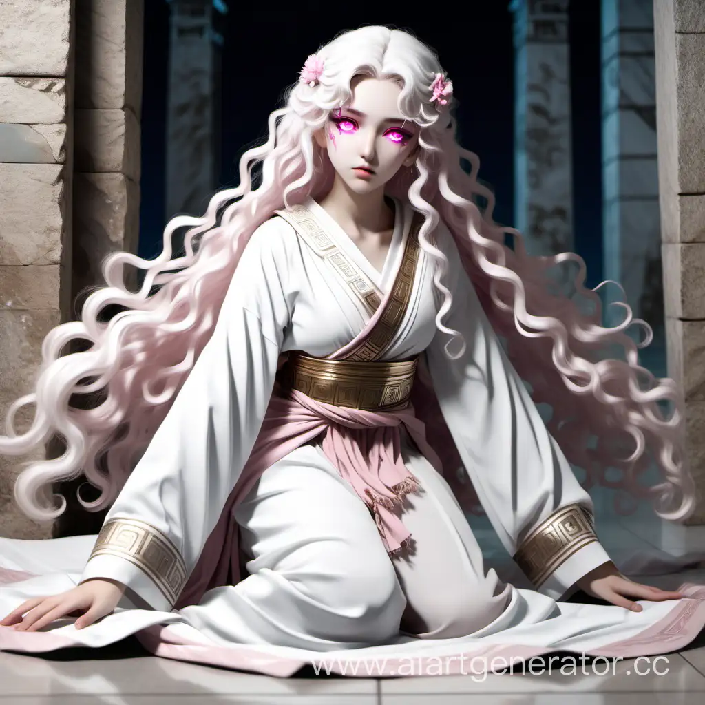 Greek-Goddess-Anime-Girl-with-Long-White-Hair-and-Pink-Eyes