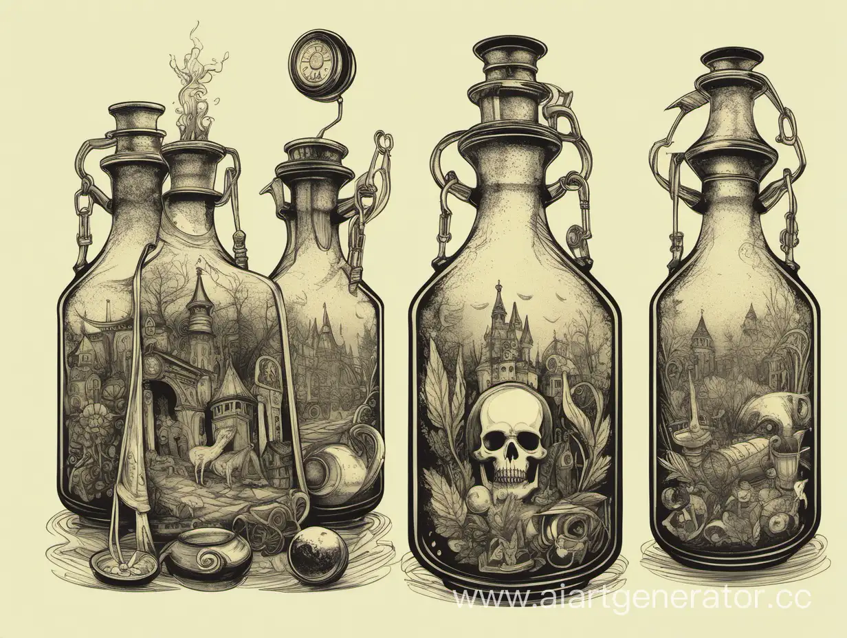 Punk-Style-Flask-with-Potion-Inspired-by-Russian-Fairy-Tales