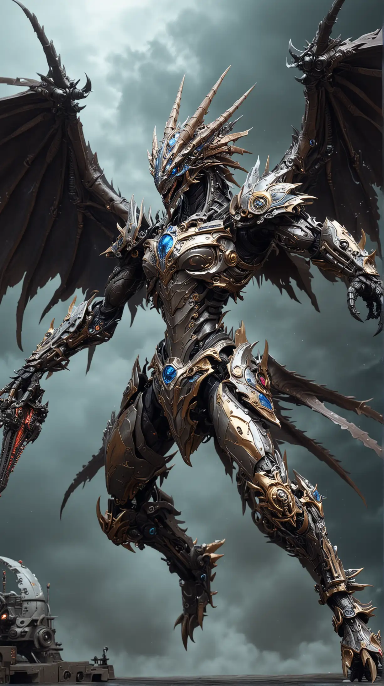 NeoBahamut High Fantasy Mechanical Dragon