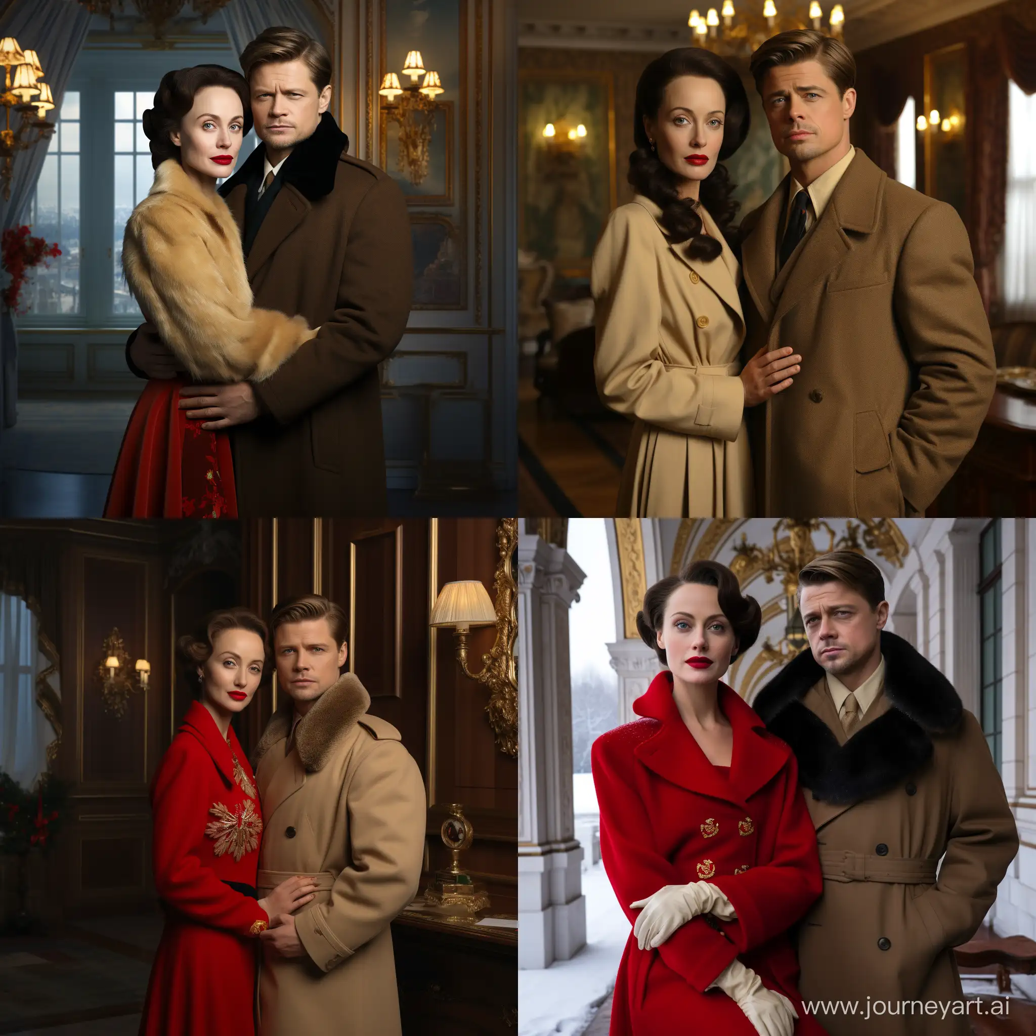 Angelina-Jolie-and-Brad-Pitt-Embrace-Love-in-Soviet-Moscow-Film