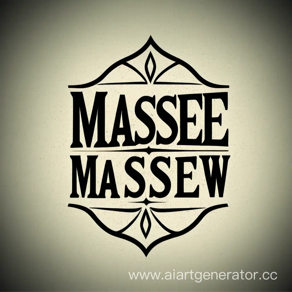  Лого текст  MasseW