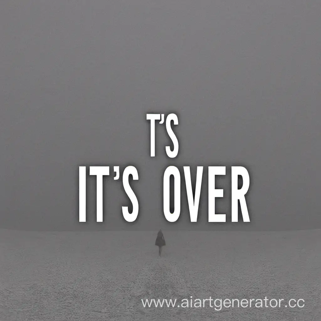 Обложка для трека "It's over"