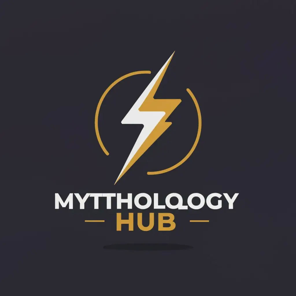 LOGO-Design-for-Mythology-Hub-Lightning-Bolt-Symbol-on-Clear-Background-for-the-Internet-Industry